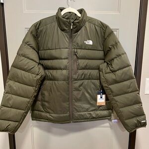 The North Face Men's Olive Puffer Jacket